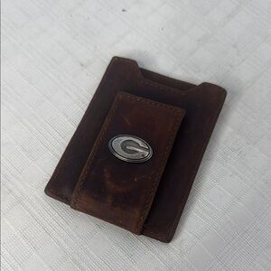 ZEP-PRO Georgia Bulldog Collegiate  Leather Front Pocket Wallet